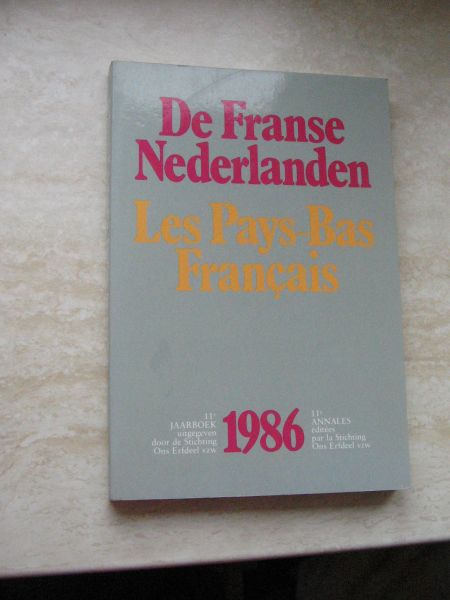  - 1986 De Franse Nederlanden - Jaarboek - Les Pays-Bas Français