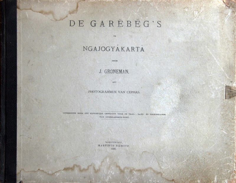 J. Groneman - De Garebeg's te Ngajogyakarta