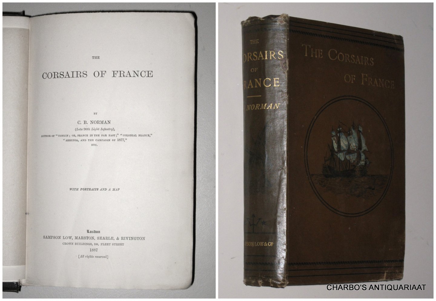 NORMAN, C.B., - The corsairs of France.