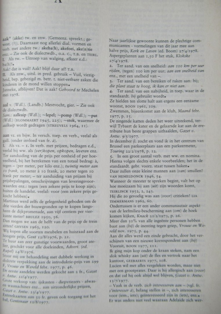 Clerck,  de Walter - Nijhoffs Zuidnederlands woordenboek