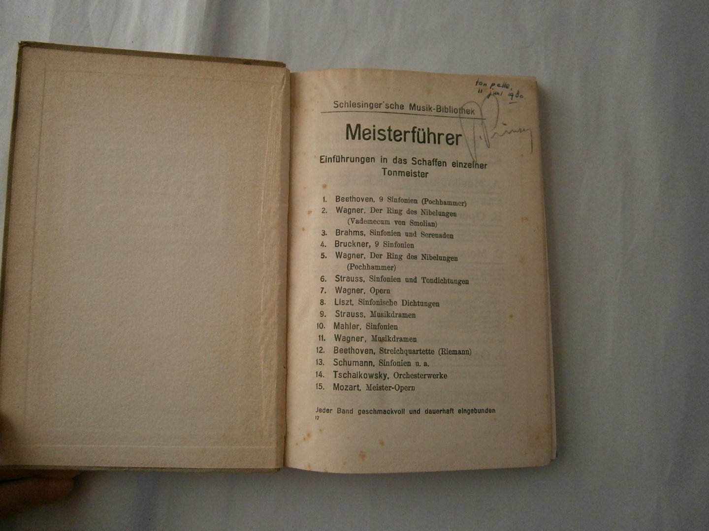 Riemann, Hugo - Meisterführer No12 Beethoven's Streichquartette