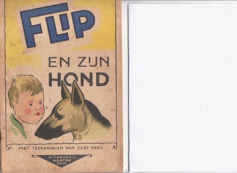 N.N.  teekeningen  S.J. de Vries - FLIP  en zijn  Hond