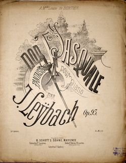 Leybach Joseph: - Don Pasquale. Fantaisie pour piano. Op. 93