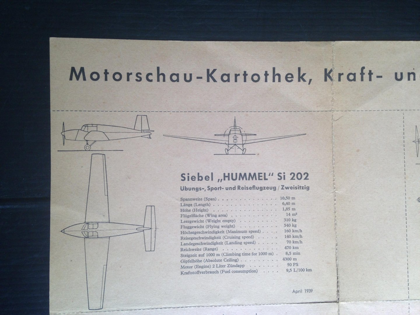  - Motorschau-Kartothek, Kraft-und Luftfahrzeuge, Blatt 5