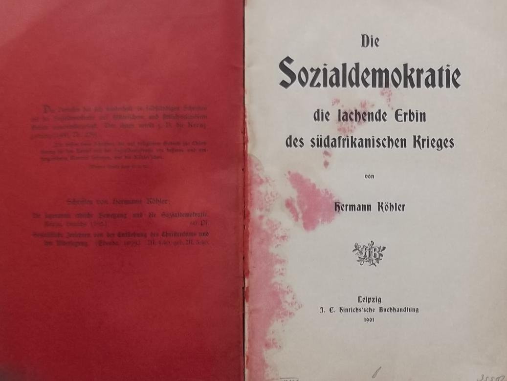 Hermann Köbler - Die Sozialdemokratie die lachende Erbin des südafrikanischen Krieges