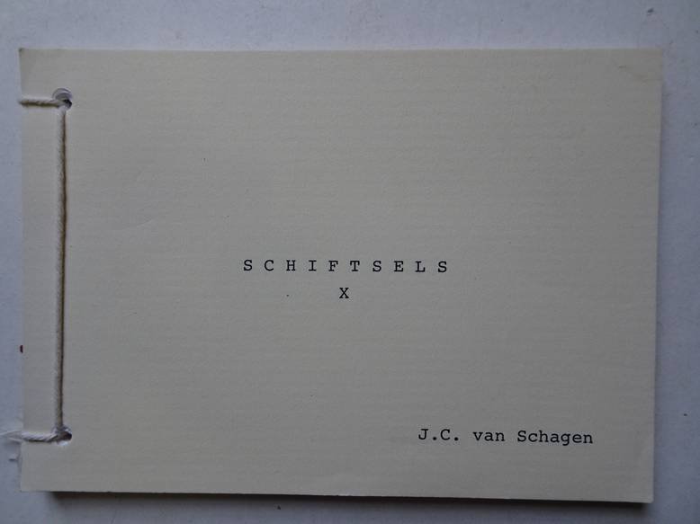 Schagen, J.C. van. - Schiftsels X. Veegjes van vroeger.