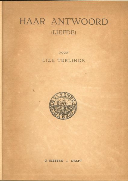 Terlinde Lize - Haar antwoord   [Liefde]