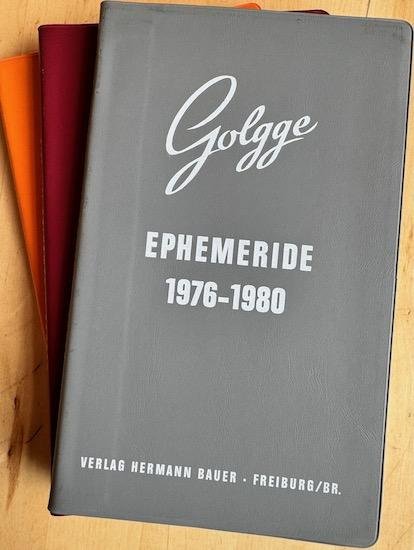 Golgge - GOLGGE EPHEMERIDE 1971-1975 / 1976-1980 / 1981-1985. 3 Bande.