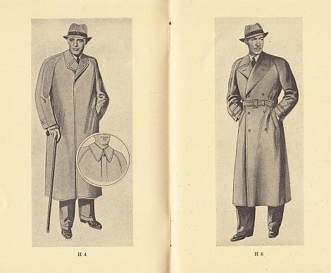 (MODE). GELMOK - Gelmok regenkleding. Gabardine, Whipcord, Loden, Tweed, Rubberstoffen.