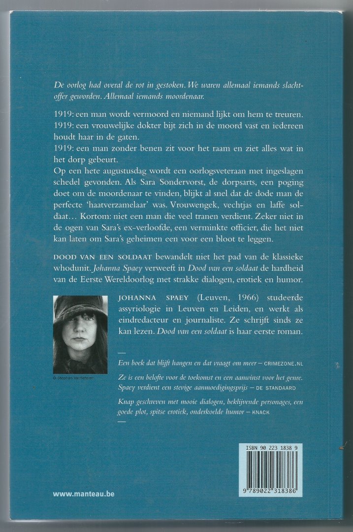 Spaey, Johanna - Dood van een soldaat