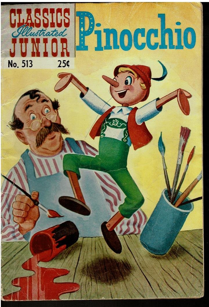  - classics Illustrated Junior 513 Pinochio