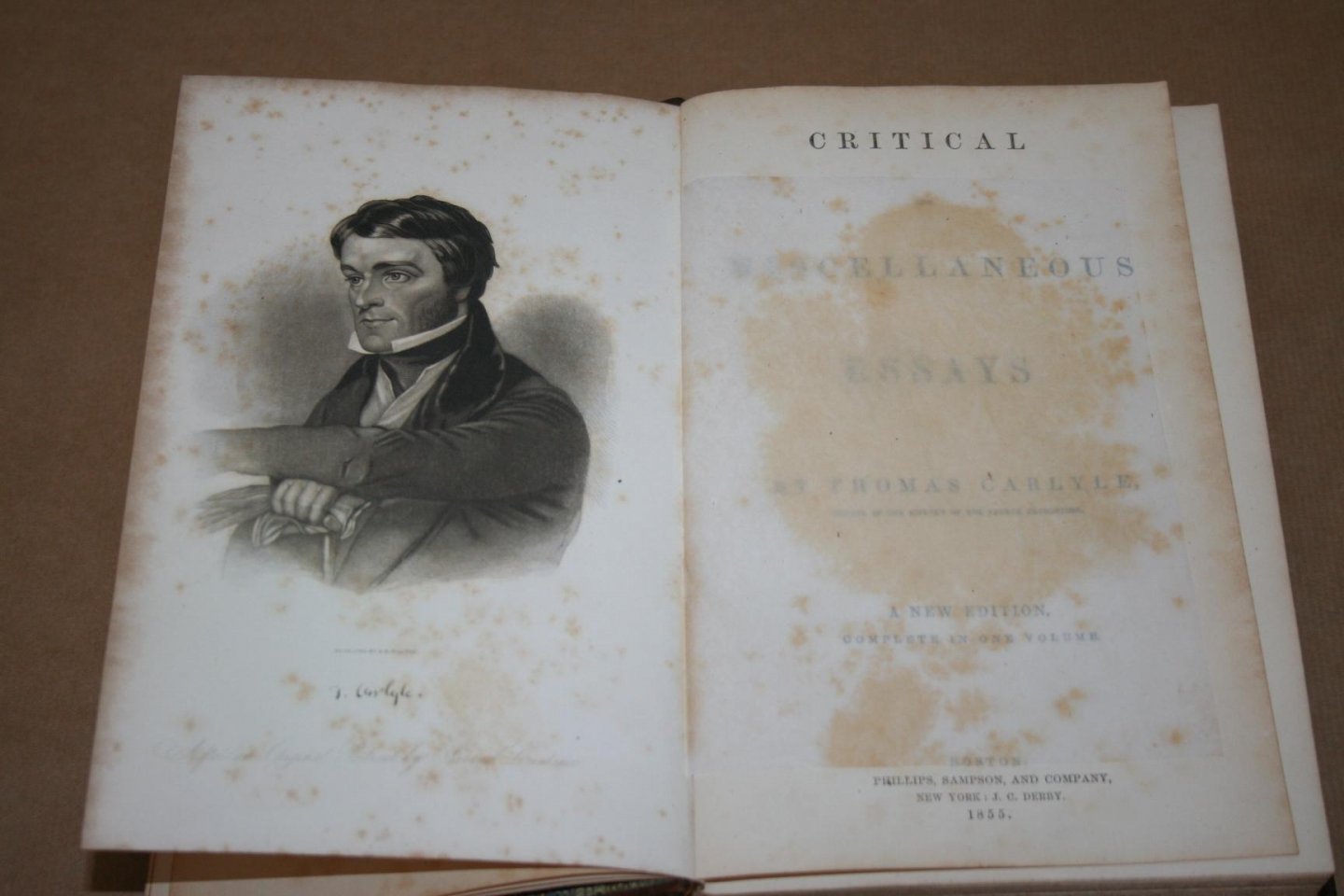 Thomas Carlyle - Critical & Miscellaneous Essays