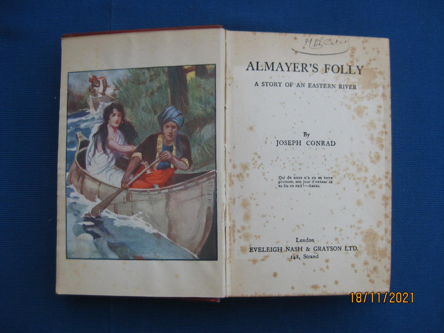 Conrad, Joseph - Almayer's Folly. A Story of an Eastern River.