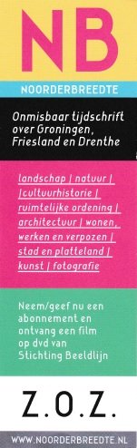  - boekenlegger: Noorderbreedte - Onmisbaar tijdschrift over Groningen, Friesland en Drenthe