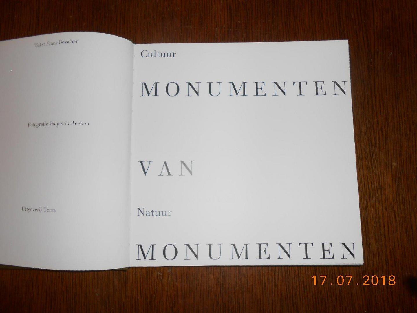 Frans Bosscher - Cultuur monumenten van Natuur Monumenten