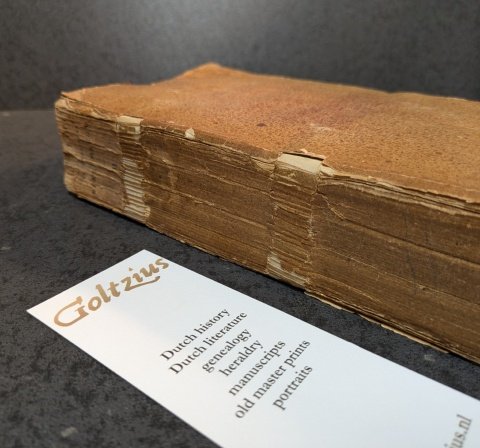 FEITH, H.O., - Het Groninger beklemregt of verzameling van staats-resolutien en andere, tot het beklemregt betrekkelijke stukken, uitgegeven, en met aanteekeningen voorzien, door Mr. H. O. Feith, archivaris der provincie Groningen. Tweede deel.
