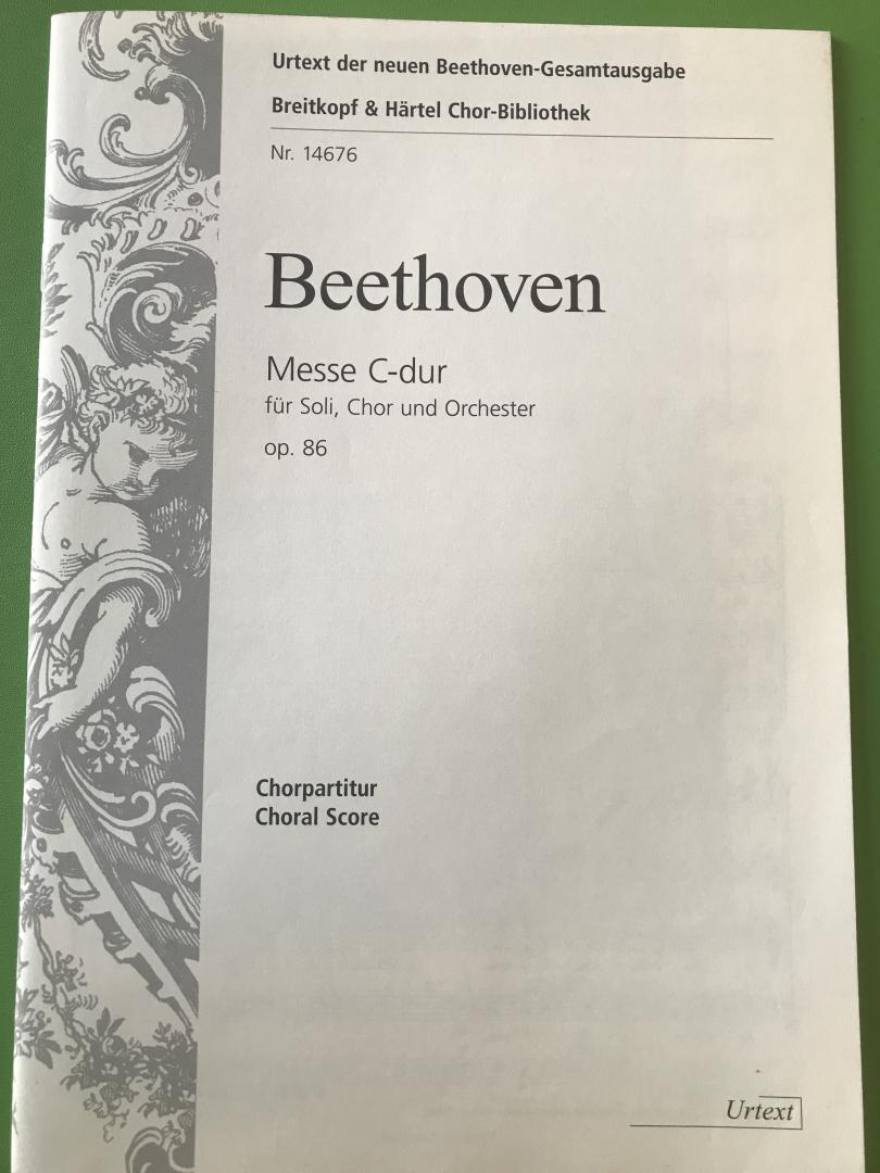 Beethoven, Ludwig van - Messe C-dur für SATB Soli & Chor und Orchester op.86