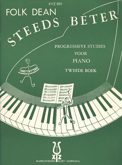 Dean, Folk - Steeds beter. Progressieve studies voor piano. Tweede boek.