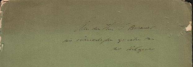 VERWEY, Albert - Een brief van Jacob Geel [aan R.C. Bakhuizen van den Brink] uitgegeven door Albert Verwey. (Met handgeschreven opdracht van Verwey).