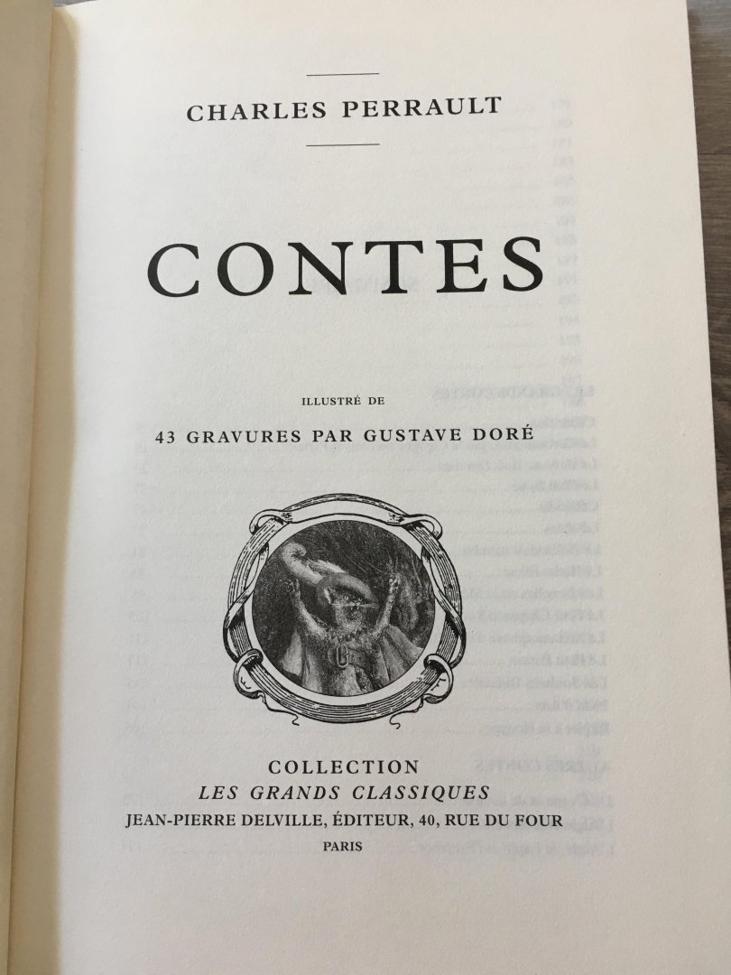 Charles Perrault - Contes, illustré du 43 gravures par gustave Doré, les grands classiques