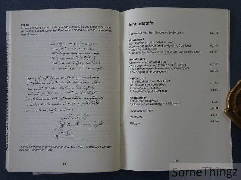 Jan Corstjens en Bert Simons. - Barbertje moet hangen!? De 'Bokkerijders' uit Groot-Bree.