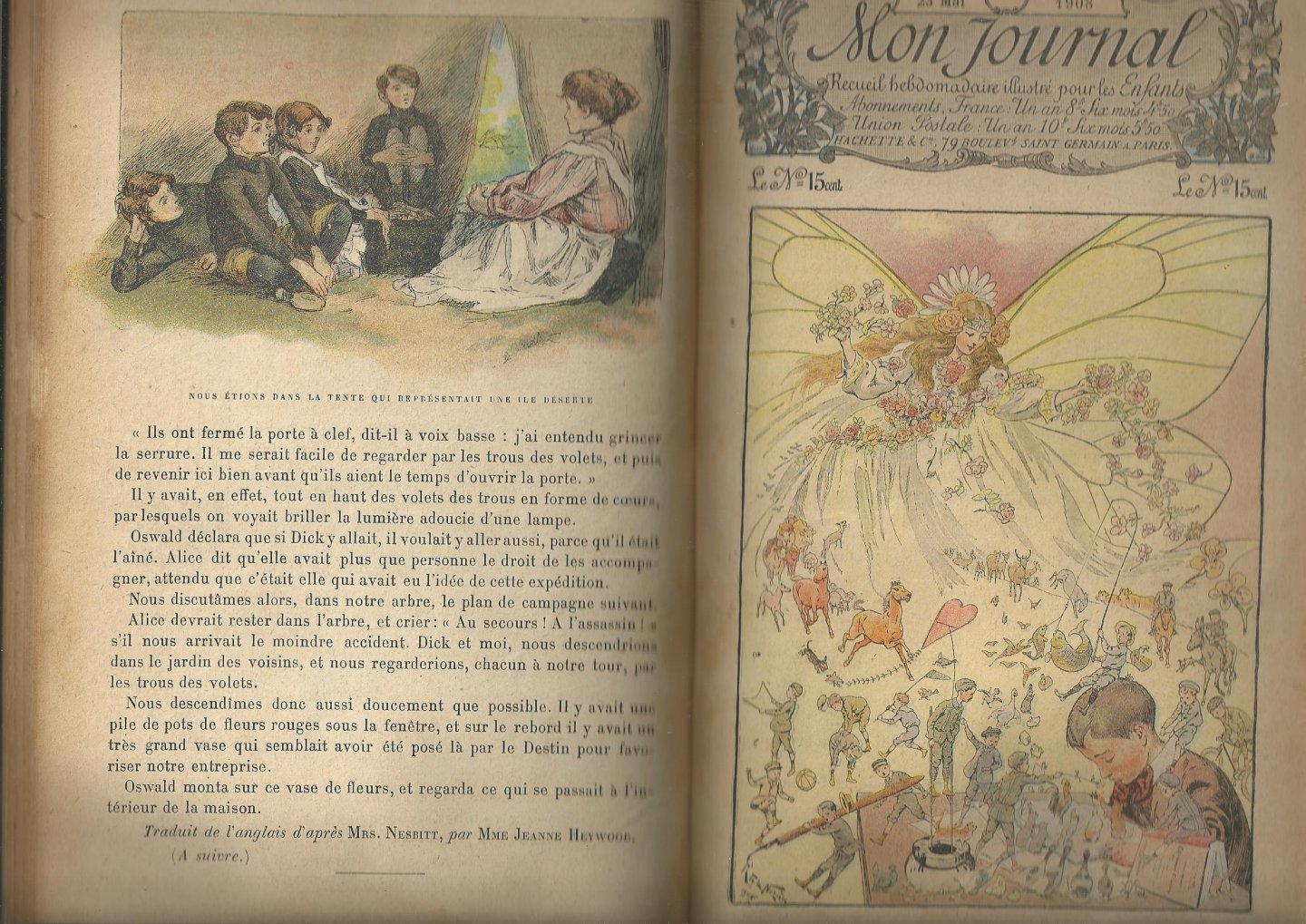 Redactie - Mon Journal. Recueil hebdomadaire illustré pour les enfants. 1907-1908