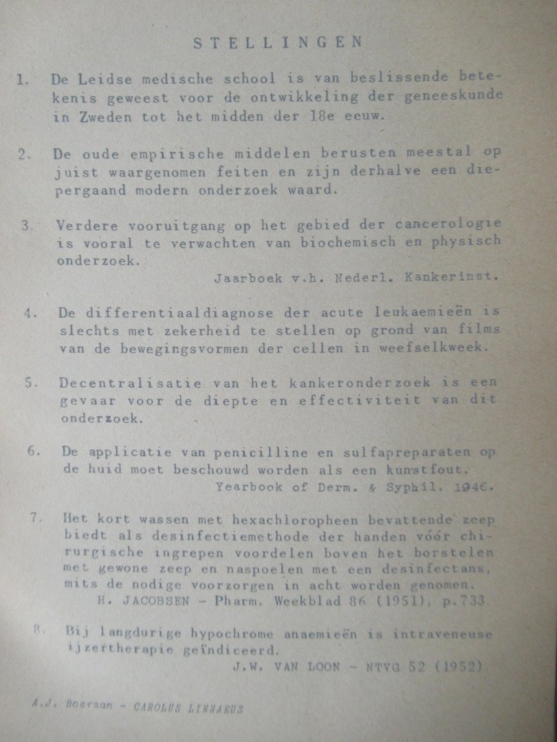 Boerman, Albert Johan - Carolus Linnaeus als middelaar tussen Zweden en Nederland