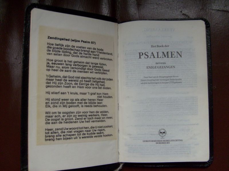 Psalmen - Het boek der Psalmen 1773