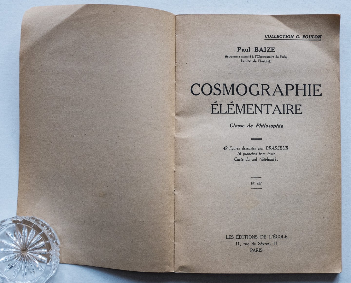 Baize, Paul - Cosmographie elementaire