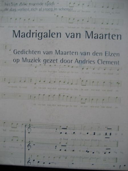 Elzen, Maarten van den - Madrigalen van Maarten