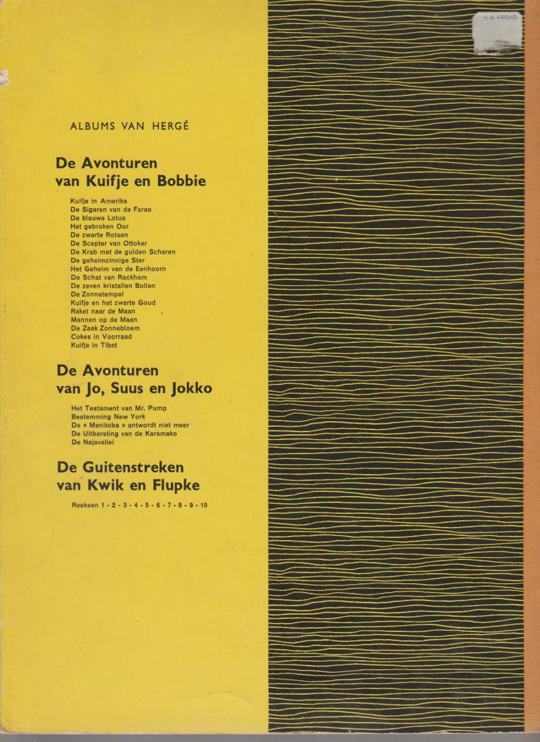 Hergé - Kuifje en het geheim van het gulden vlies
