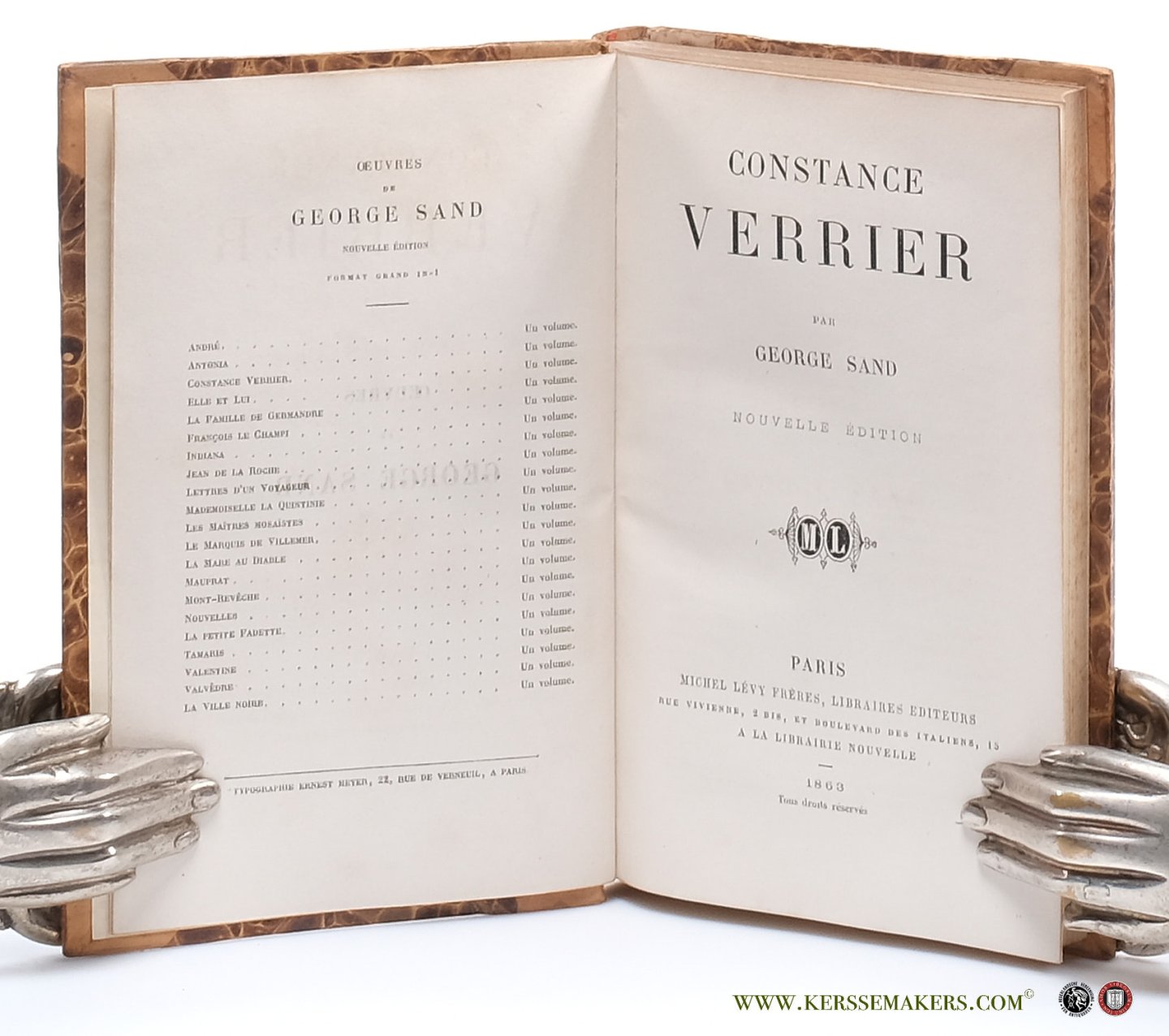 Sand, George - Constance Verrier. Nouvelle Édition.