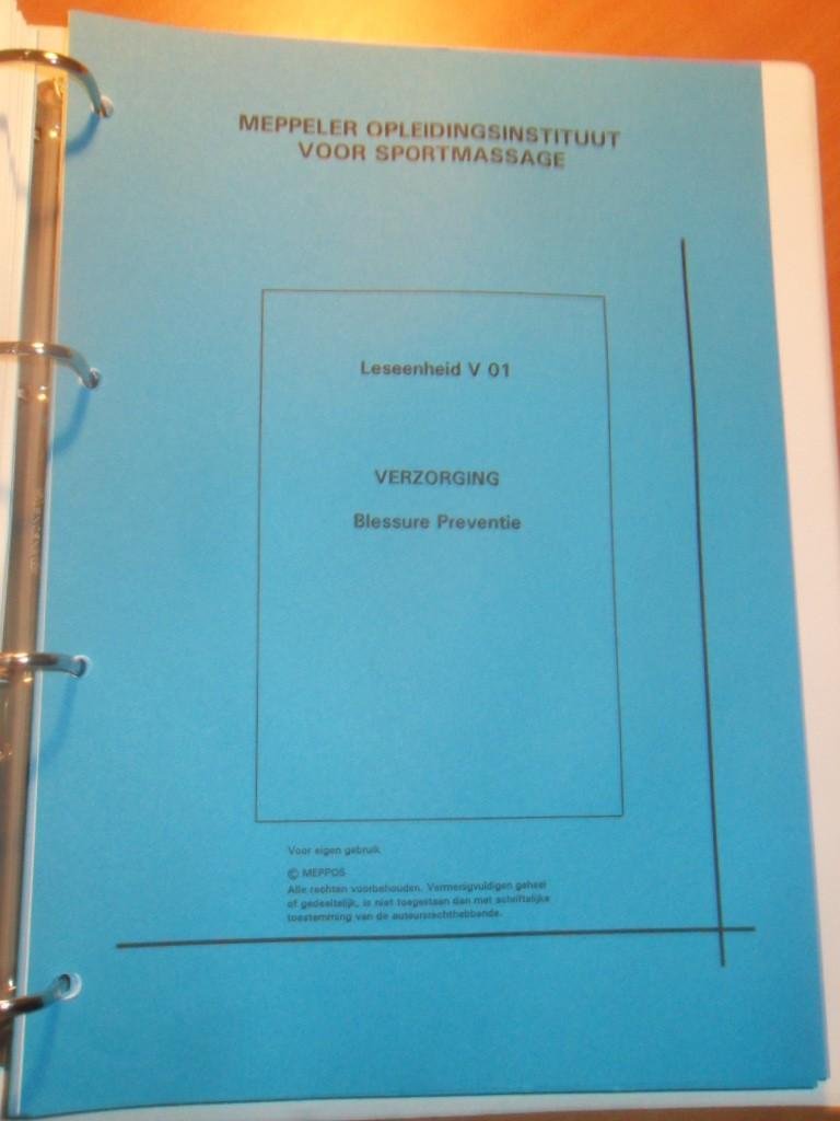 Meppeler Opleidingsinstituut voor sportmasssage MEPPOS - Opleiding sportmassage. Deel 2. Anatomie, fysiologie, sportmassage