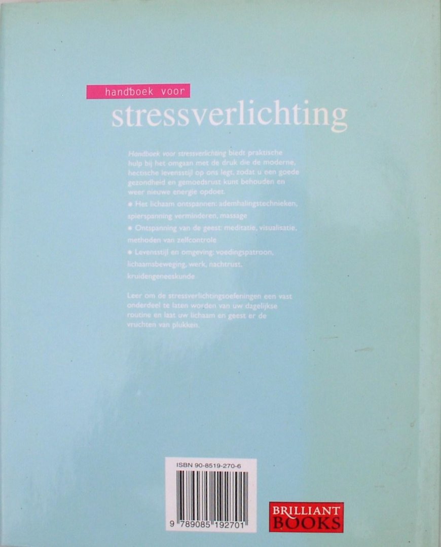 Rose, Sara - handboek voor stressverlichting