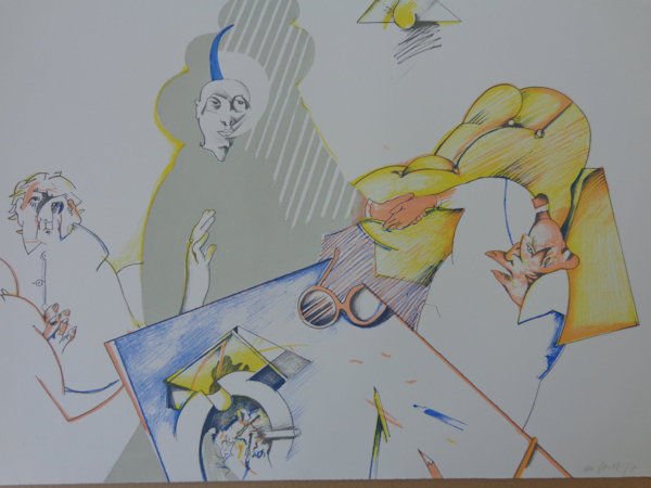 Soest, Pierre van. - Uit de serie Met Jan van Eyck op bezoek bij de familie Anolfini.