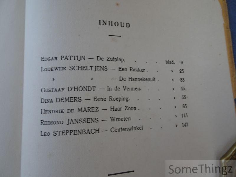 Div. aut. - Uit eigen land : schetsen, verhalen, novellen van Vlaamsche schrijvers