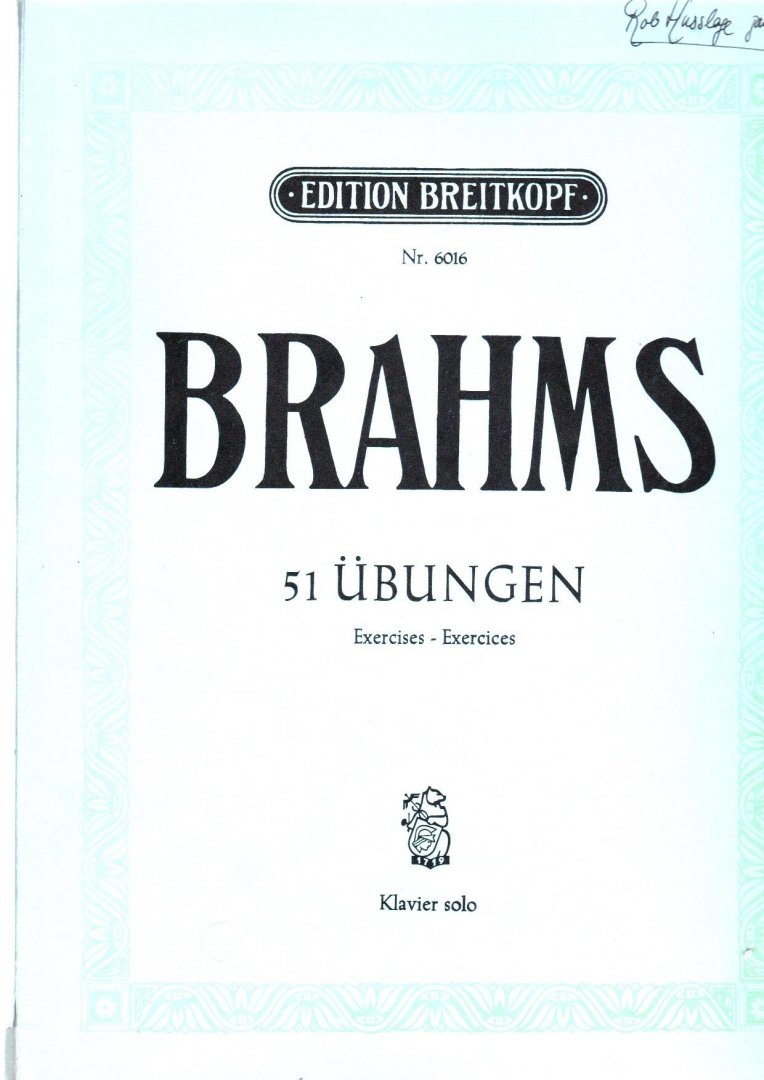 Brahms Johannes - 51 Ubungen