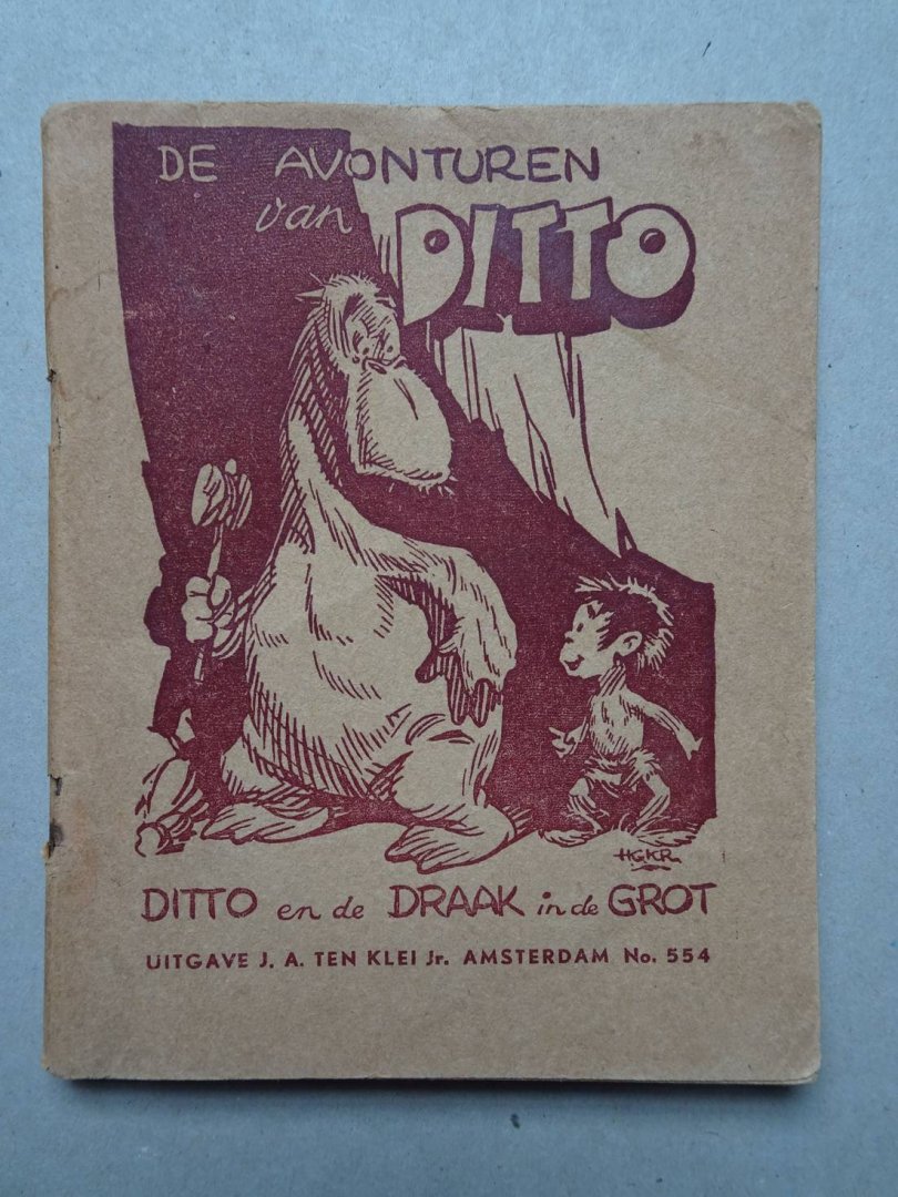 Gelder, Han van & H. Kresse. - De avonturen van Ditto. Ditto en de draak in de grot.