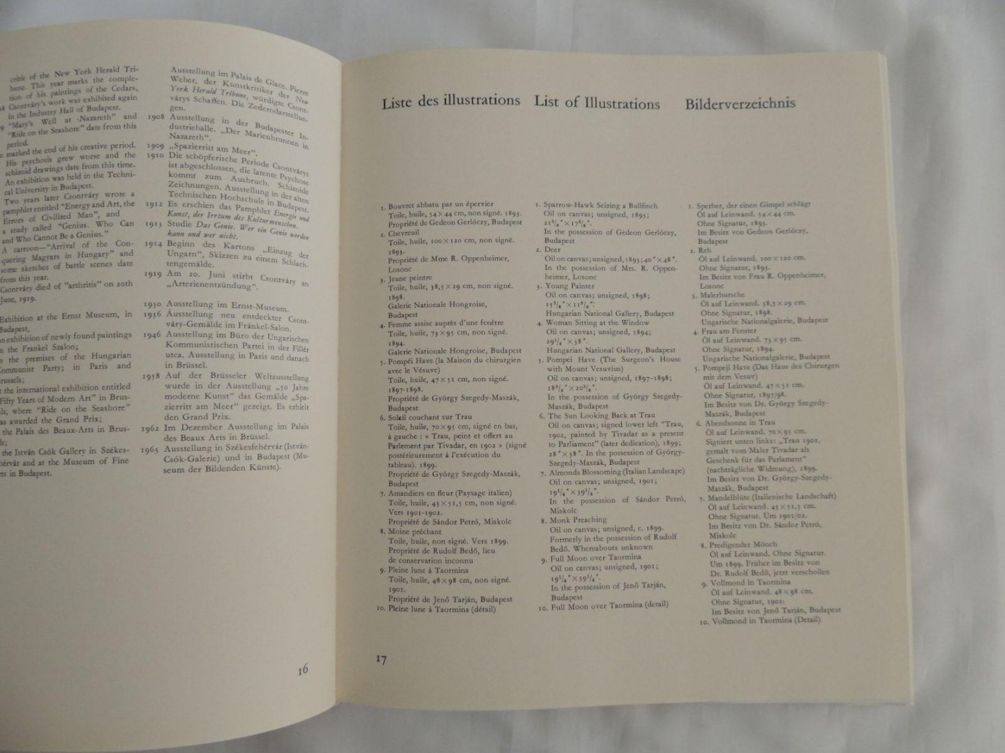 NÉMETH, LAJOS (INTRODUCTION, SECTION OF PAINTINGS AND TEXT)  nemeth nemet -     Tivadar Csontváry Kosztka - maurice elliott - irene kolbe / istvan petras - Csontvary Kosztka Tivadar