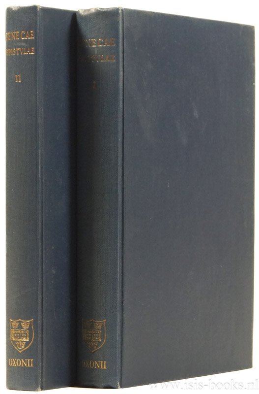 SENECA, L. ANNAEUS - Ad Lucilium epistulae morales. Recognovit et adnotatione critica instruxit L.D. Reynolds. Complete in 2 volumes.
