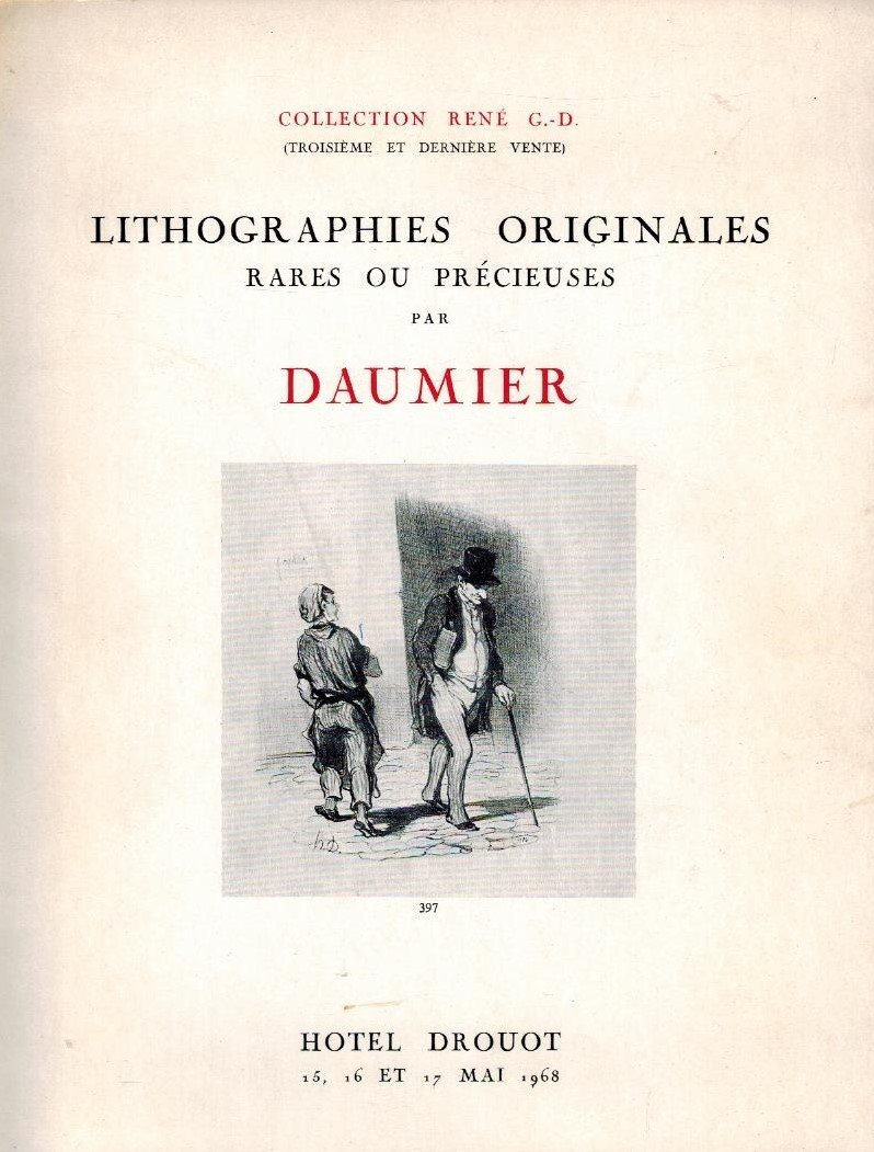  - Lithographies Originales Rares ou Precieuses par Daumier