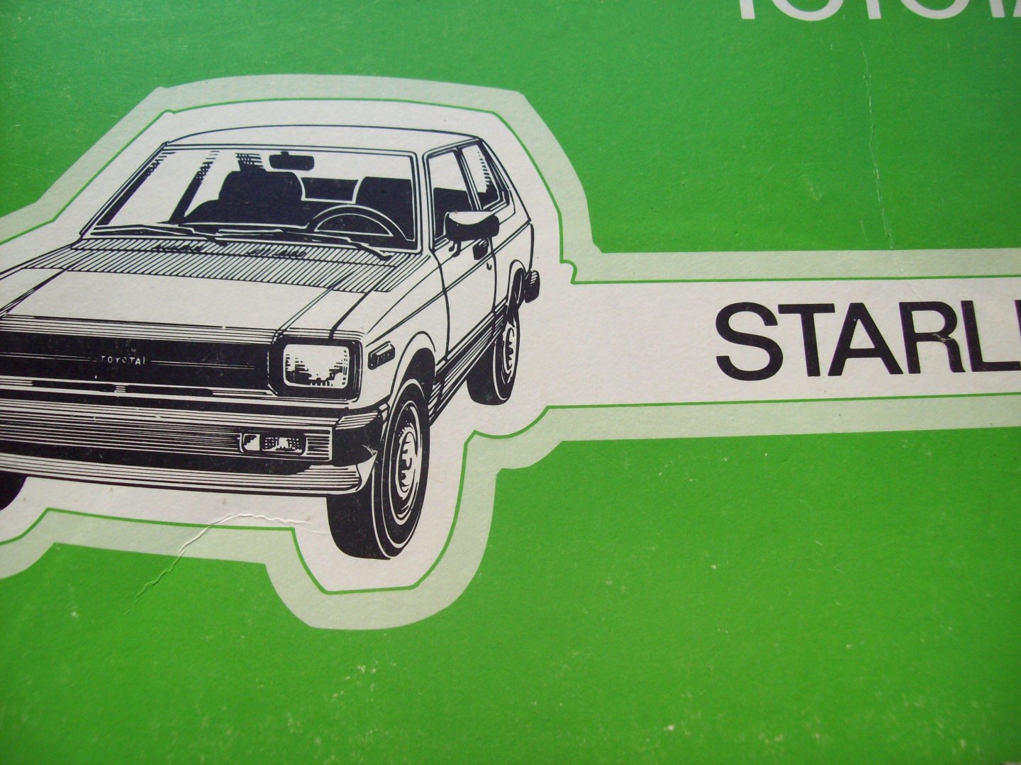 N.N. - "Toyota Starlet  - Instructieboek "