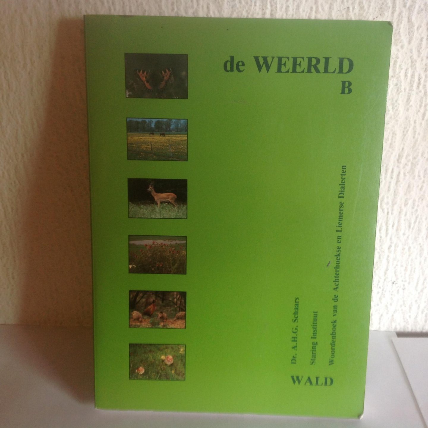 Schaars - Weerld b / druk 1 ,woordenboek van de Achterhoekse dialecten en Liemerse dialecten