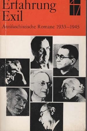 Bock, Sigrid,Manfred Hahn - Erfahrung exil: antifaschistische Romane 1933-1945.