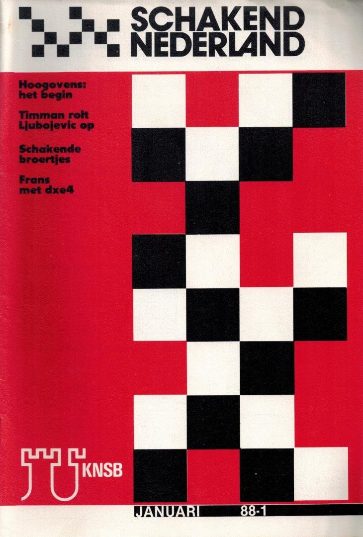  - Schakend Nederland 95e Jaargang Compleet -1988