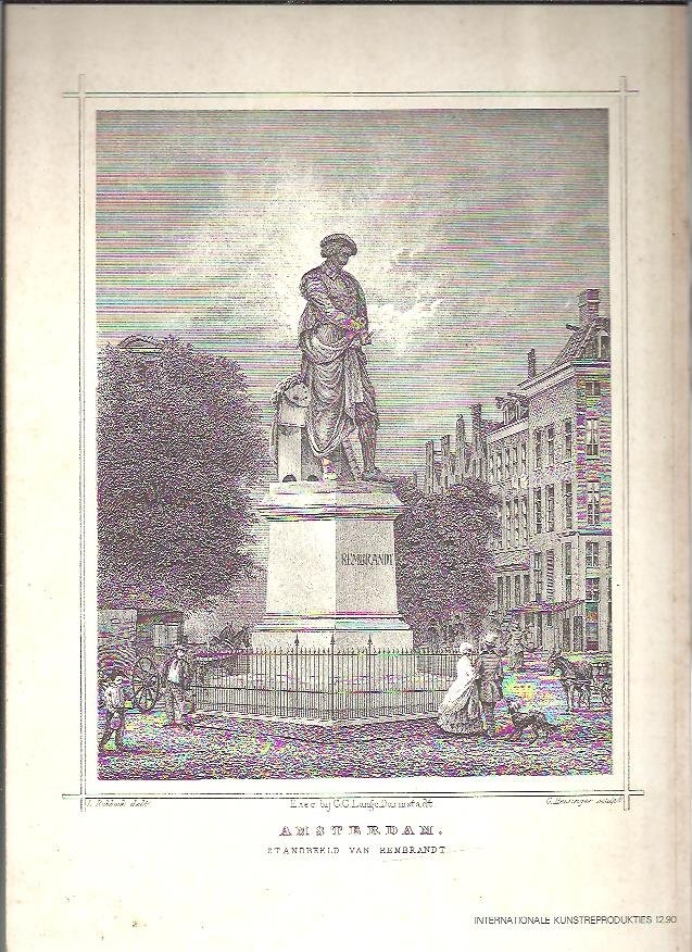 Anoniem - 16 afbeeldingen naar staalgravures uit 1850 van de stad Amsterdam