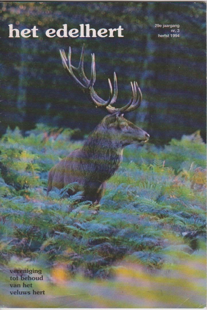 Redactie - Het Edelhert (55 tijdschriften uit de 15 jaargangen 29 t/m 43 van 1994 t/m 2008)