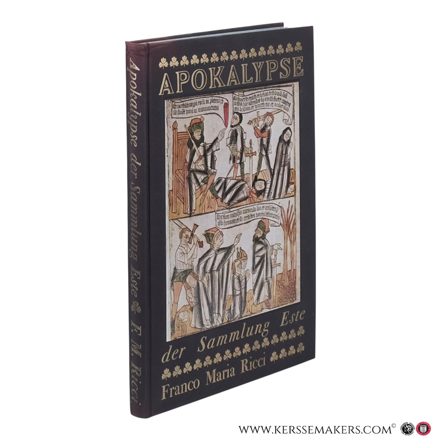 Samek Ludovici, Sergio / Angelini, Cesare. - Apokalypse. Eine Holzschnittfolge der Sammlung Este. Analyse von Sergio Samek Ludovici. Lateinischer Text der kritischen Oxforder Ausgabe von J. Wordsworth und H. White. Anmerkungen von Cesare Angelini.