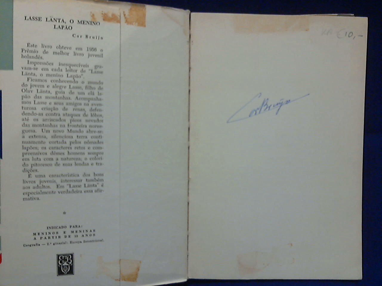 Bruijn Cor - Lasse Länte, O Menino Lapão