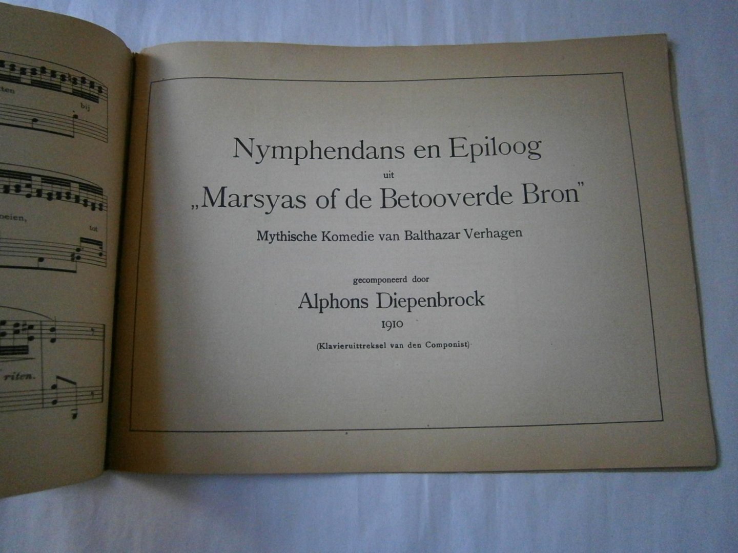 Diepenbrock, Alphons - Balletten uit de vogels en marsyas voor piano, weihnachtslied